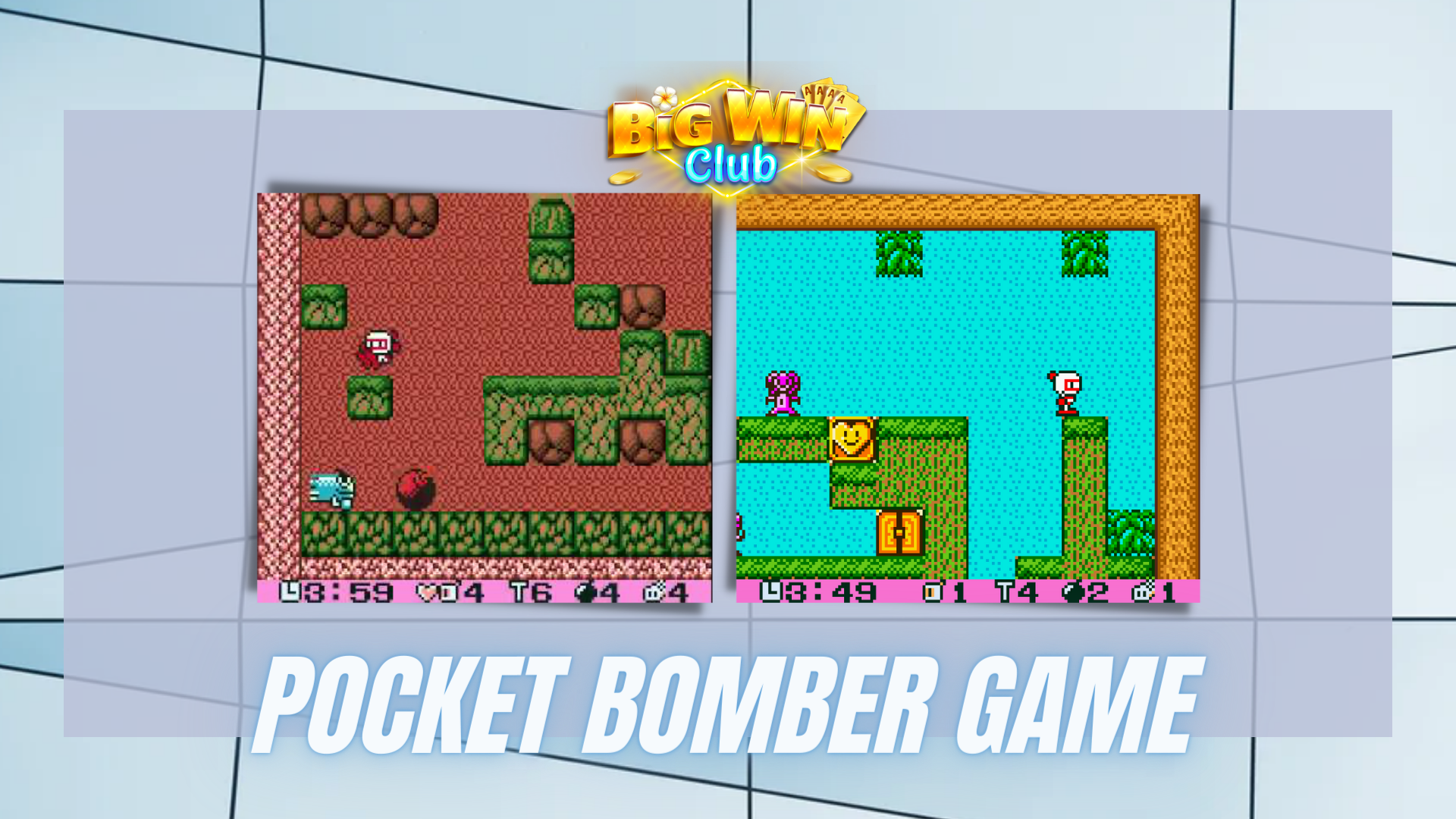 Pocket Bomberman gameplay 