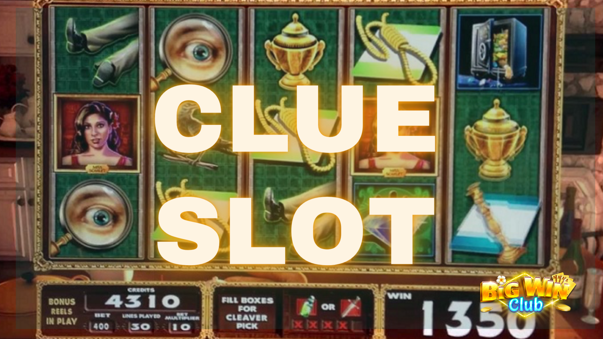 Ano ang mga Features ng Clue Slot Machine?