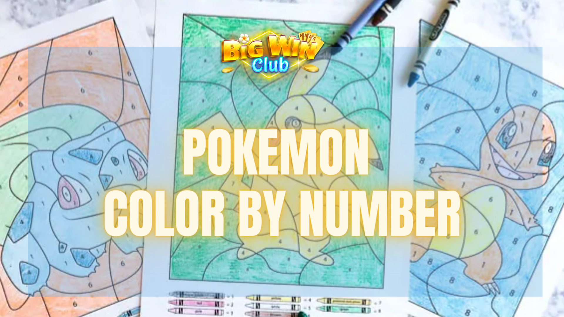 Pokemon Color by Number: Mga Tampok na Pokemon