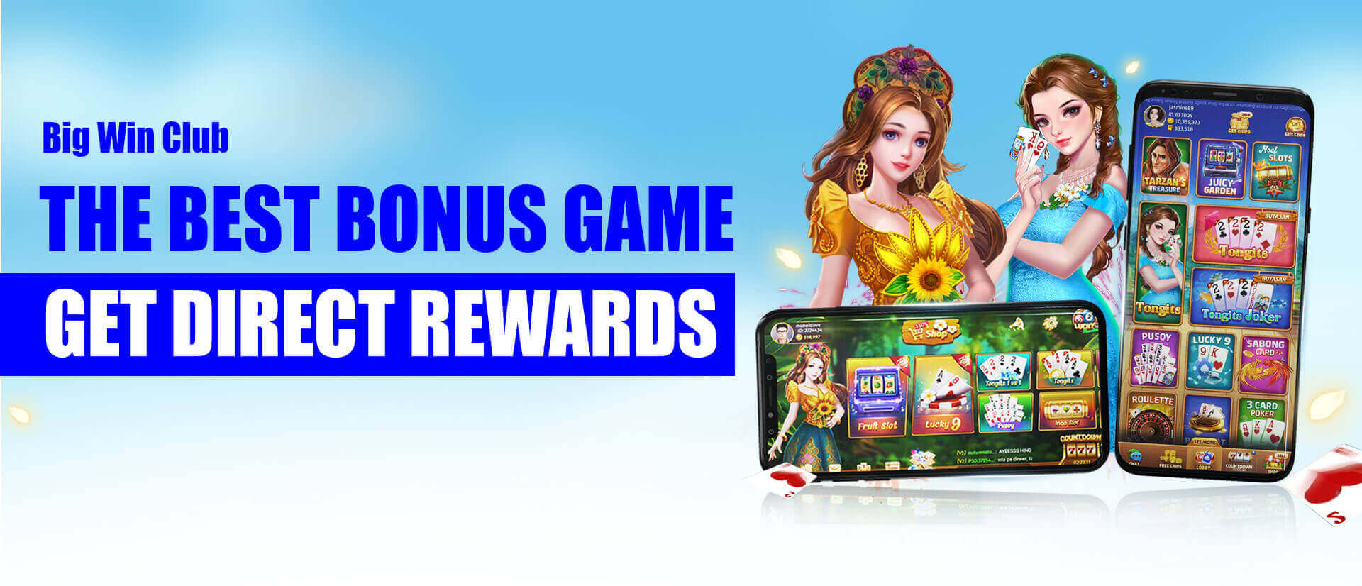 Big win club - The best bonus game, get direct rewards