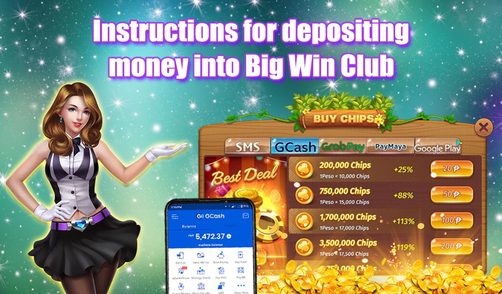Instruksyon kung Paano Mag-deposit ng Pera sa Big Win Club