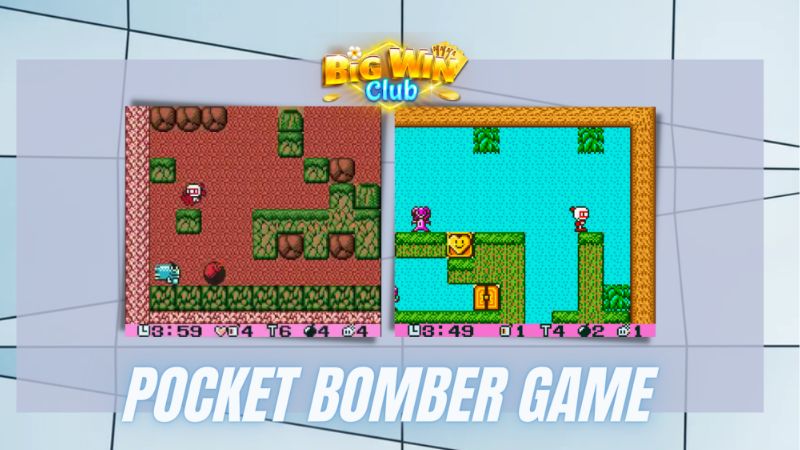 Pocket Bomberman gameplay 