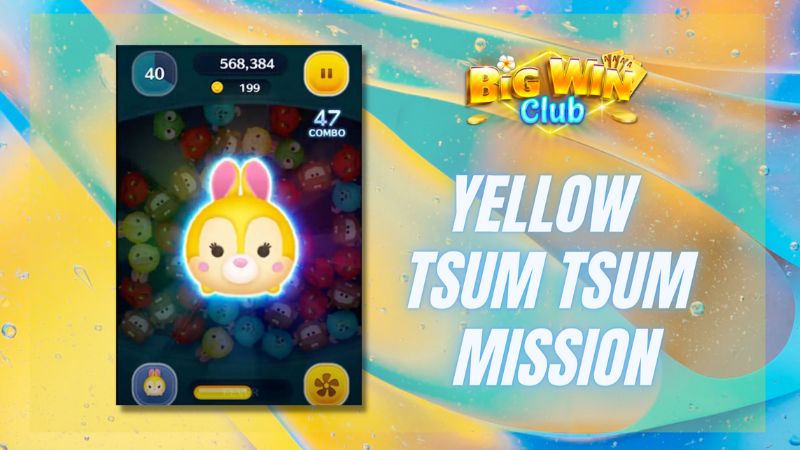 yellow hand tsum tsum